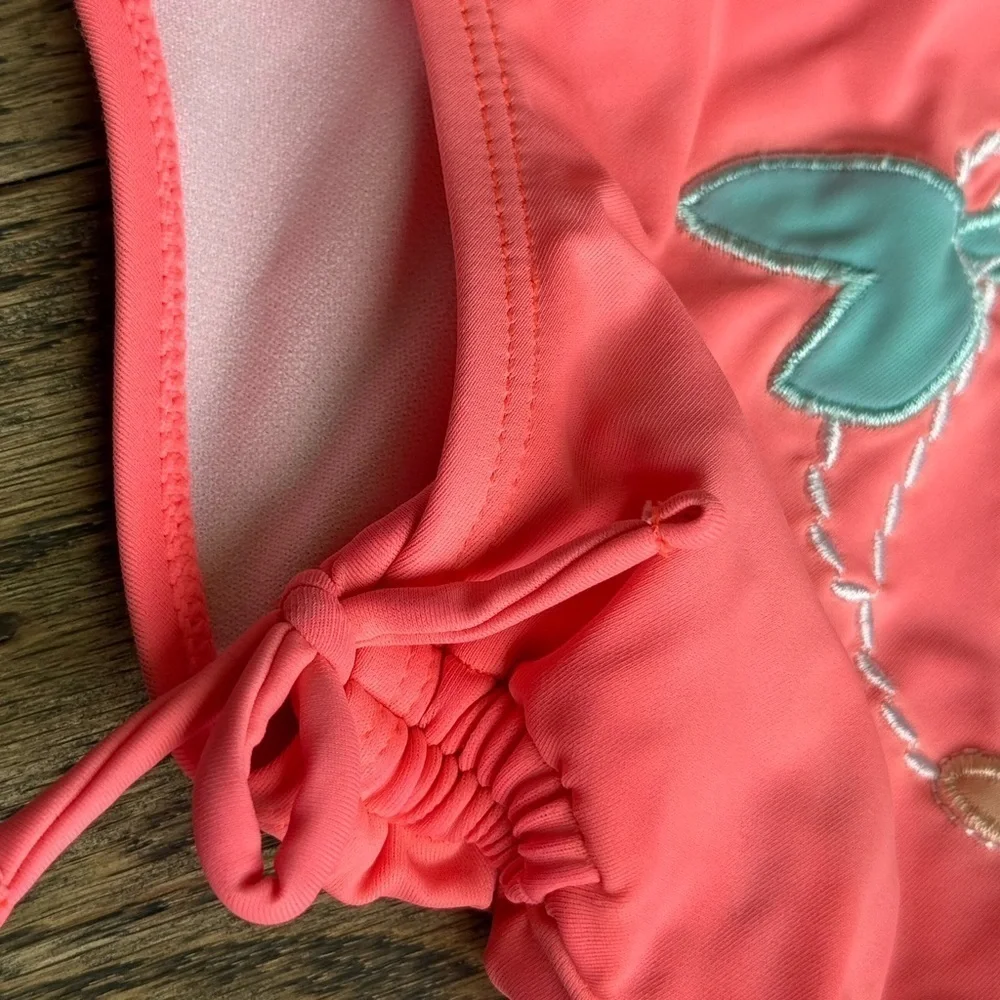 Flapdoodles Pink Mermaid Kids Swim One Piece 2T 18-24 months baby swimsuit